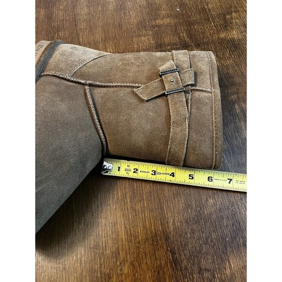 Bearpaw Val Brown Suede Wool Sheepskin Lined Winter Boots Shoes Womens Size 10 - Picture 15 of 15